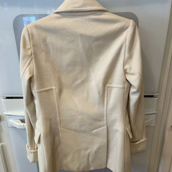 Moda International Cream Peacoat - Picture 4 of 9